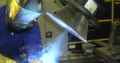 Metal tube extraction arm welding