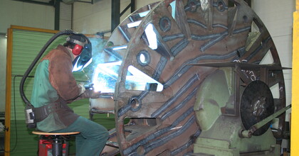 Welding at Delmet