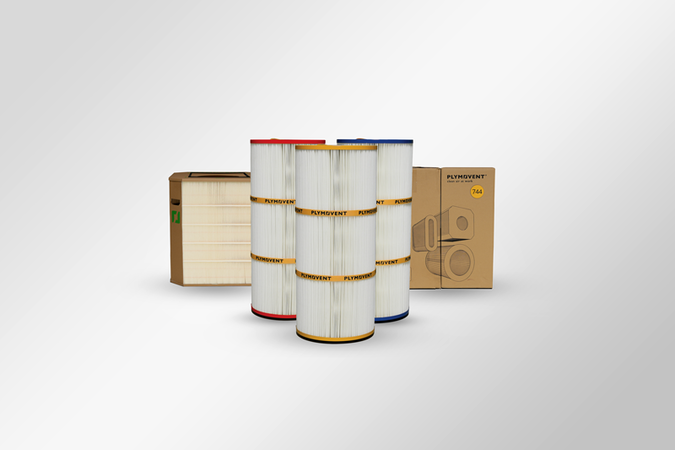 Plymovent filter cartridges for welding fume extractors