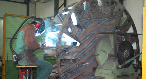 Welding at Delmet