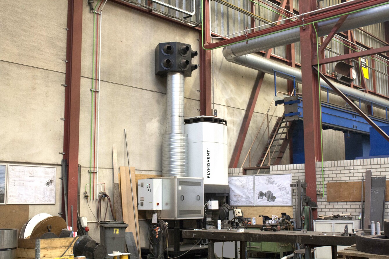 General filtration system for the extraction and filtration of welding fumes