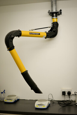 Micron Plymovent extraction miniman arm