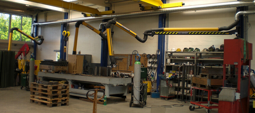 FlexMax extenstion cranes with KUA extraction arms