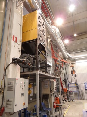 abb estonia mdb filter connected to push-pull system with sif fan