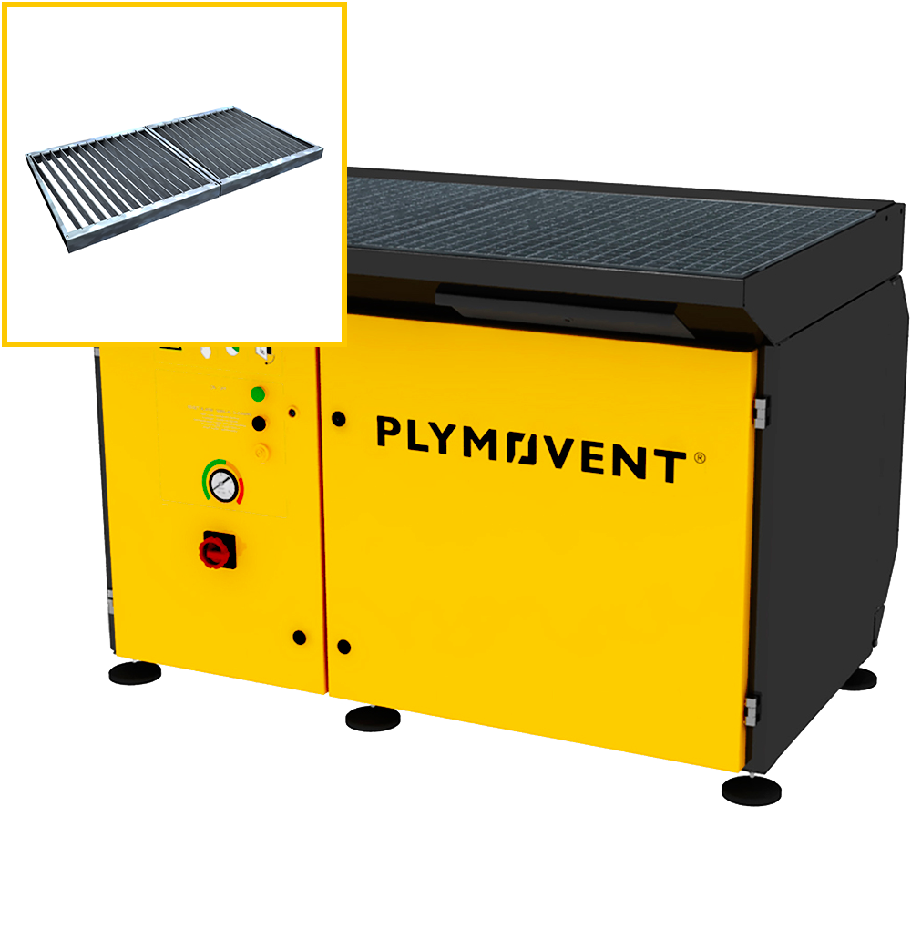 DraftMax Ultra for plasma cutting Downdraft tables Plymovent