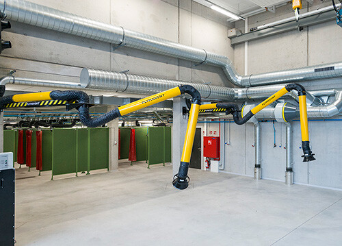 KUA with extension crane to extend the reach