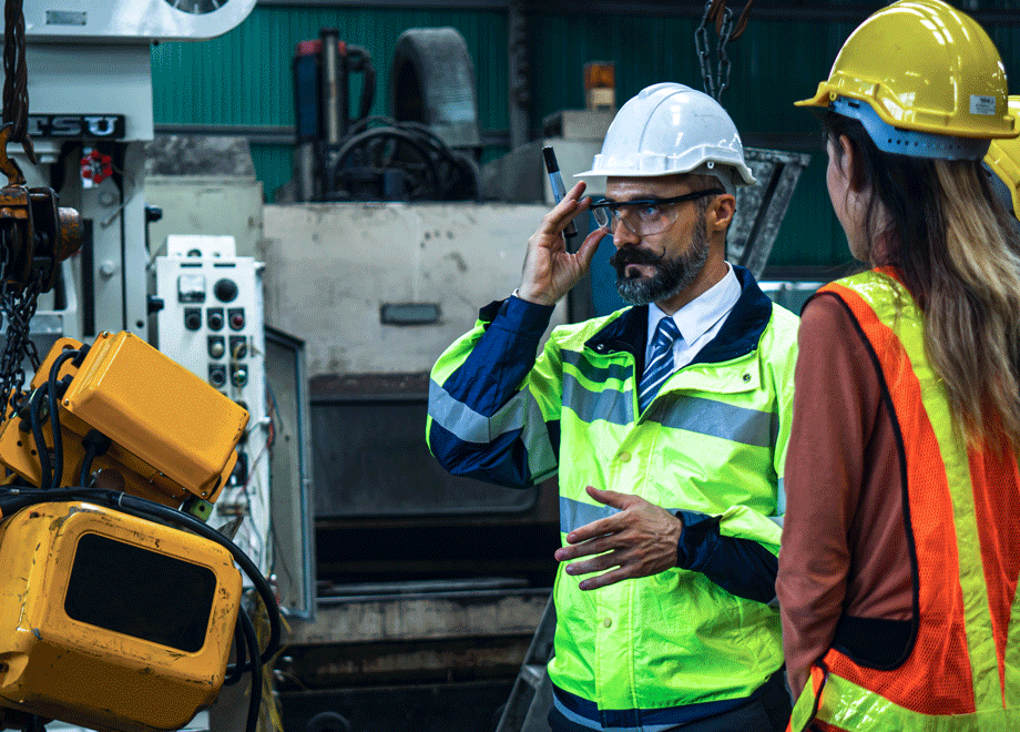 Welding fume inspection in metalworking facility