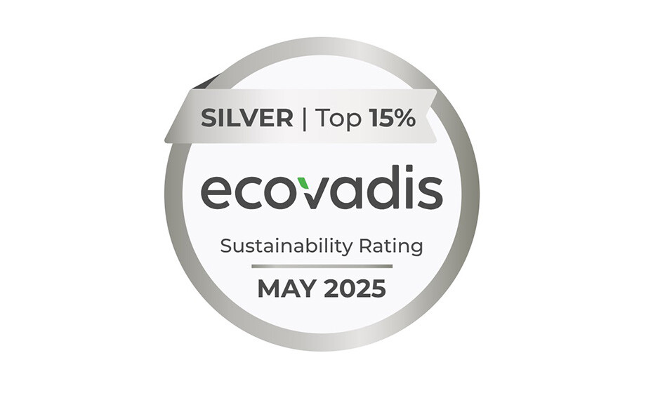 Plymovent ได้รับเหรียญเงิน EcoVadis ปี 2025