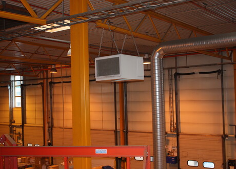 tollpost_globe hfe unit hanging from ceiling