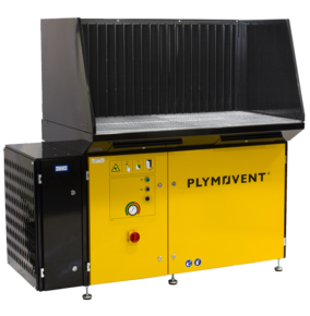 Draftmax HEPA with backdraft kit and side panels - Downdraft Table - Plymovent