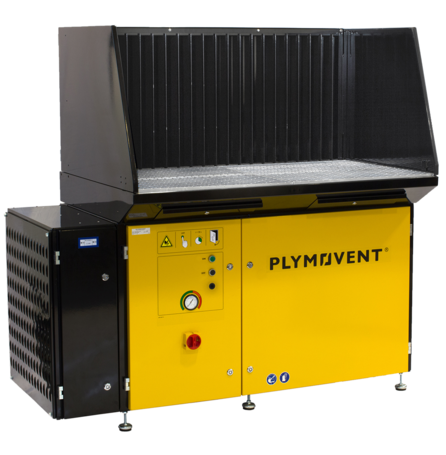 Draftmax HEPA with backdraft kit and side panels - Downdraft Table - Plymovent
