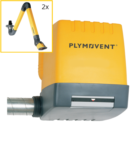 SFD 2x UltraFlex Arms - Stationary Filter - Plymovent