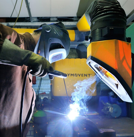 UltraFlex extraction arm with welding fume