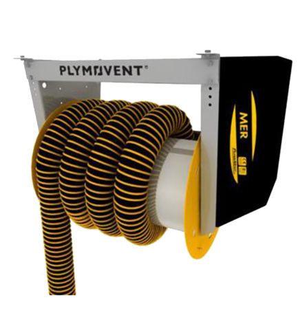 Motorized Exhaust Reel (MER) - Hose reels & hose drops - Plymovent