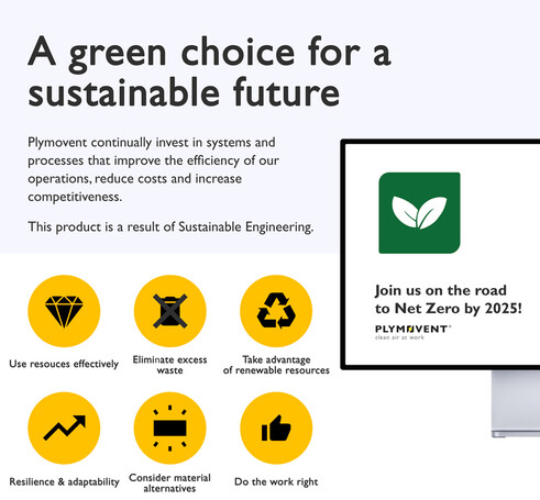 Nachhaltige Wahl - Erläuterung – Plymovent