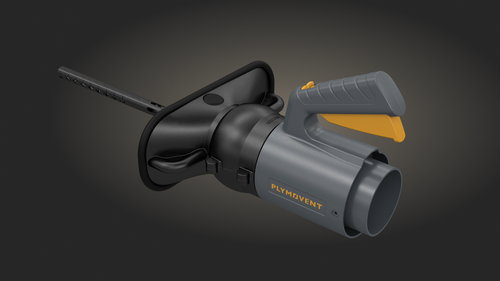 Plymovent's Internal Grabber - The universal vehicle exhaust extraction nozzle