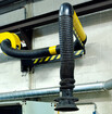 UK extractor crane with telescopic extraction hose