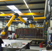 NEC extension crane with Flex extraction arm