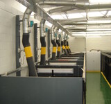 Fully controlled multiple arm system removes welding fumes effectively