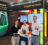 De AeroGuard luchtkwaliteitsmeter straalt als nooit tevoren